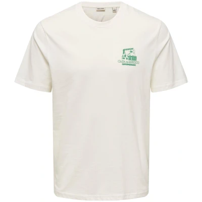 Afbeelding van ONLY &amp; SONS ONSMANUEL CASA LIFE REG SS DESERT CS Heren T shirts