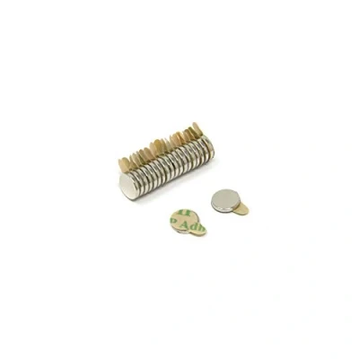 Afbeelding van N35 Neodymium Easypeel zelfklevende magneet voor kunst, ambachten, modelbouw, doe het zelf, hobby&#039;s en verpakkingen, 6 mm dia x 1 0,33 kg trekkracht noord pak van 20