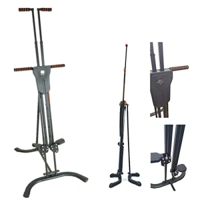 Afbeelding van FFitness FLMD410N Stepper Climber Bergsteiger verticale klimmachine klimmen verticaal workout cardio oefeningen fitnessstudio thuis aerobics training HIIT bivakmuts