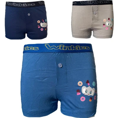 Afbeelding van Embrator jongens Boxershort Loose Fit 3 stuks mix maat 104/110