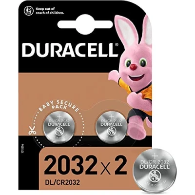 Afbeelding van Duracell Electronics CR2032, lithium knoopcellen, 2 stuks