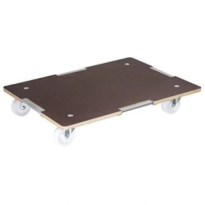 Afbeelding van WAGNER Transport dolly MM 1379 I 80 x 60 cm voor zwaar beladen stapelbakken laadvermogen 400 kg transportbox ladingbeveiliging anti slip oppervlak 20137901