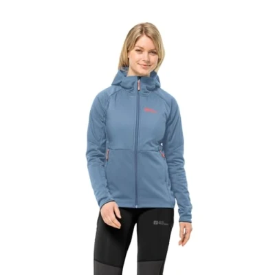 Afbeelding van Jack Wolfskin Alpgrat PRO INS FZ W Windjack, Dames, Maat: XS, Elemental blue