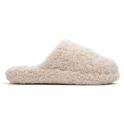 Afbeelding van Fitflop Teddy Pantoffels, Dames, Maat: 42, Milk ice Polyester