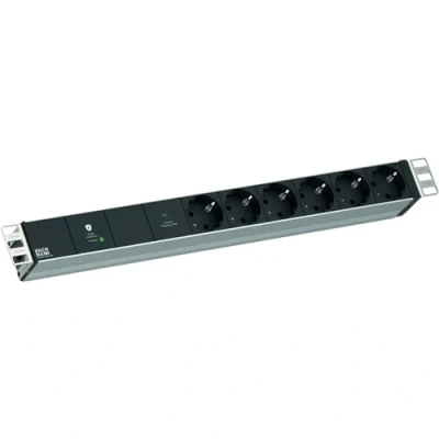Afbeelding van Bachmann, Stekkerdoos, 800.3933 (6 x, CEE 7/3, 2 m)