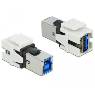 Afbeelding van Delock Keystone Module USB 3.0 A Vrouwelijk &gt; B wit