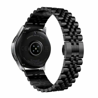 Afbeelding van Garmin Forerunner 255 Stalen band Zwart RVS horlogeband