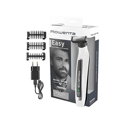 Afbeelding van Rowenta Tn6000f4 Forever Sharp baardtrimmer 3 in 1 Autonomie 90 minuten Wit &amp; Zwart