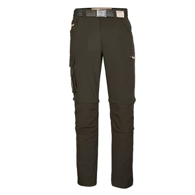 Afbeelding van G.I.G.A. DX Heren Afritsbroek met afritsbare broekspijpen GS 36 MN PNTS, green anthracite, 56, 41737 000