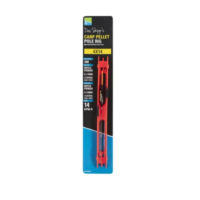 Afbeelding van Preston Carp Pellet Pole Rig (3m) Maat : 4x10