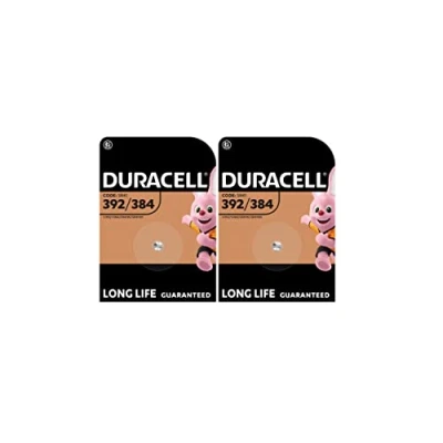 Afbeelding van 2 x Duracell 392/384 SR41 met zilveroxide (2 blisters elk 1 batterij), batterijen