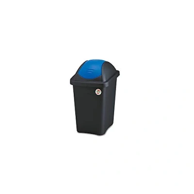 Afbeelding van Stefanplast Basculina Multipat, polypropyleen, zwart/blauw, 30 l