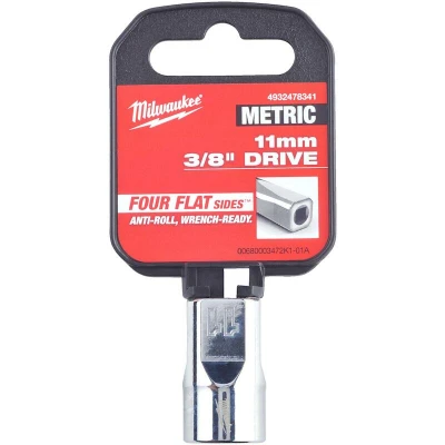 Afbeelding van Milwaukee Accessoires 3/8 Ratel Dop , Metrisch standaard 11MM 4932478341