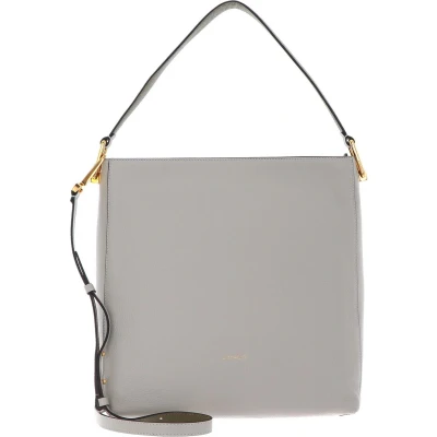 Afbeelding van COCCINELLE Leren Handtas Schoudertas Liya Handbag Gelso / Loden Kaki