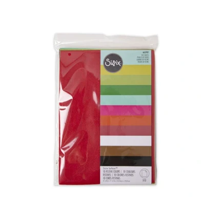 Afbeelding van Sizzix Felt Sheets Festive Colors (10pcs) (663782) (DISCONTINUED)