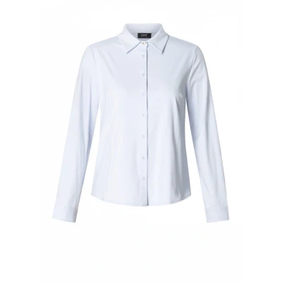 Afbeelding van Yest travelstof blouse lichtblauw