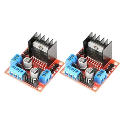 Afbeelding van 2 stks L298N Driver Board L298 Dubbele H Brug Stappenmotor Module