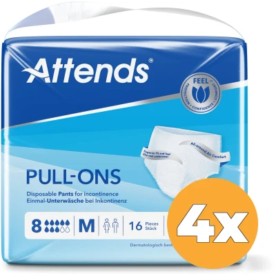 Afbeelding van Attends Pull Ons 8 Medium 16 Stuks incontinentiebroek