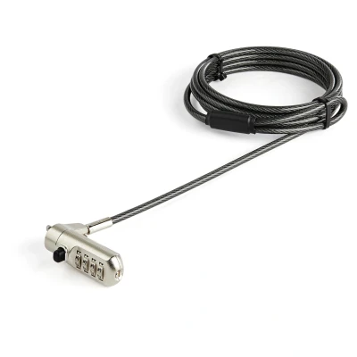 Afbeelding van StarTech.com Laptop kabelslot nano slot gepersonaliseerde combinatie