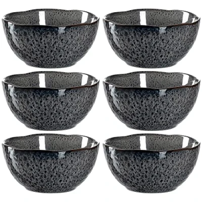 Afbeelding van Kom Leonardo Matera Grijs 12 cm (6 Delig)