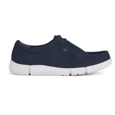Afbeelding van Geox U Adacter M Sportieve veterschoenen, Heren, Maat: 44, Navy Leer en textiel