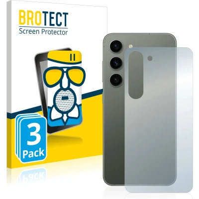 Afbeelding van BROTECT Antireflecterende Glas Screen Protector Mat voor Samsung Galaxy S23 (Achterkant) (3 Stuks) Schermbeschermer [Folie niet Gehard Glas]