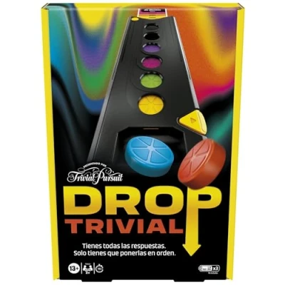 Afbeelding van Drop Trivial spel, elektronisch feestbordspel gepresenteerd door Pursuit