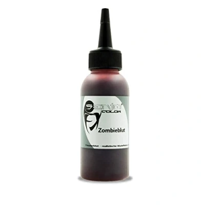 Afbeelding van Senjo Color Faux Bloed Halloween Kunstmatige Zombie 75ml Donkerrood Oplosbaar in Water Make up Vloeibaar