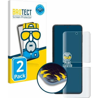 Afbeelding van BROTECT Screenprotector voor Samsung Galaxy Z Flip 5 Folie Beschermfolie matte volledig dekking (2 Stuks)