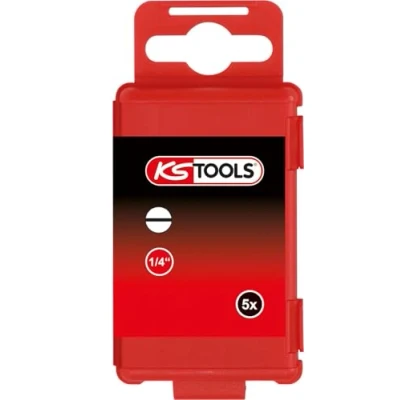 Afbeelding van KS Tools 918.3351 1/4&quot; TORSIONpower Bit, zaagsnede, 75mm, 3mm, 5 per pak
