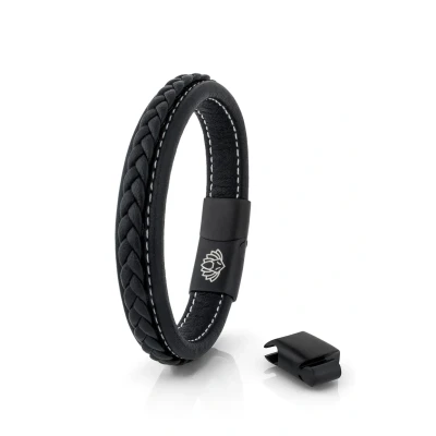Afbeelding van Akitsune MATT Armband, Heren, Maat: 18cm, Schwarz