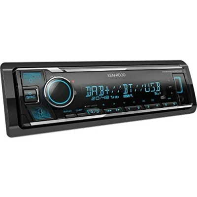 Afbeelding van Kenwood KMM BT506DAB USB autoradio met DAB+ en Bluetooth handsfree installatie (comp. naar Amazon Alexa, USB, AUX in, geluidsprocessor, 4 x 50 W, var. verlichting, antenne)