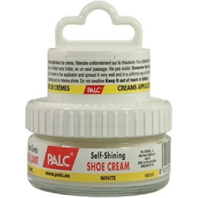 Afbeelding van Palc zelfsmeer Zelfglans Schoensmeer Schoencreme Schoenpoets Schoenverf 50ml Wit