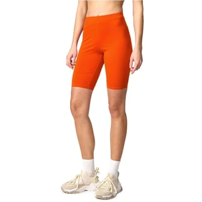 Afbeelding van Merry Style MS MS10 200 LE Dames Leggings Sport Vrijetijdsbroek Kort Katoen Sporbroek Yogabroek Roest M
