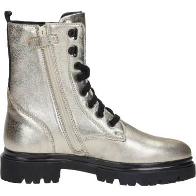 Afbeelding van SUB55 Veterschoen hoog goudkleur Maat 38