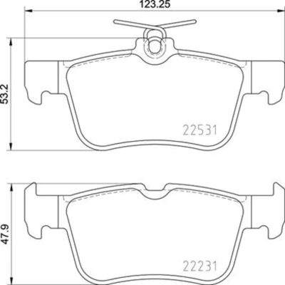 Afbeelding van Brembo Remblokset P 24 175