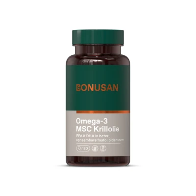 Afbeelding van 2x Bonusan Omega 3 MSC Krillolie 60 softgels