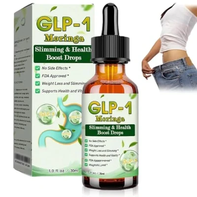 Afbeelding van Glp 1 Health Boost Druppels, Moringa &amp; Biologische Moringa, Natuurlijk Plantenextract, Energieondersteuning (1 stuk)