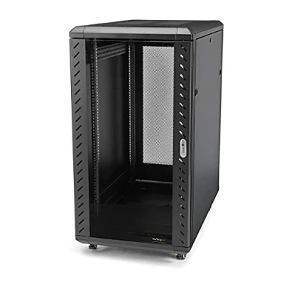 Afbeelding van StarTech.com 18U rack serverkast inclusief zwenkwielen en stelvoeten 32 diep