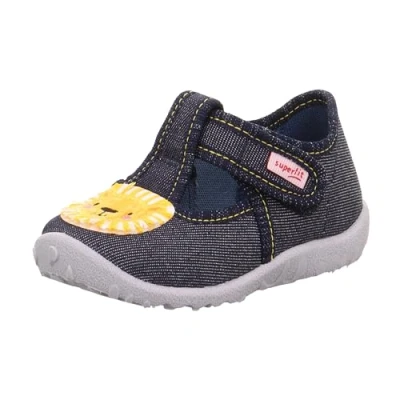 Afbeelding van superfit Vlekkerige leeuw pantoffel donkerblauw (medium)