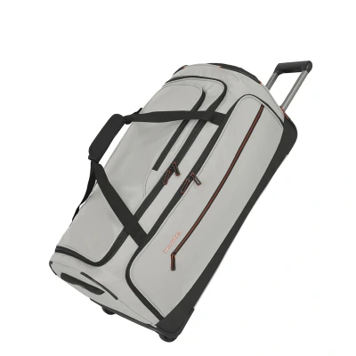 Afbeelding van Travelite Crosslite 5.0 Wheeled Duffle L white sand Reistas