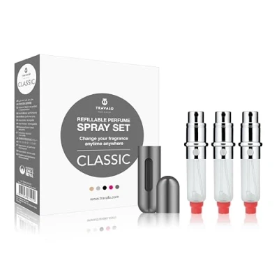 Afbeelding van Travalo Classic Set Titanium parfumverstuiver
