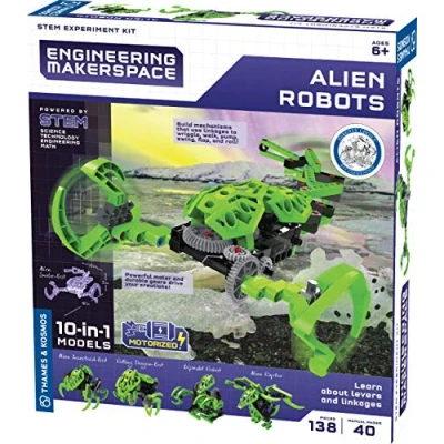 Afbeelding van Kosmos Experimenteerset Alien Robots Junior 138 delig