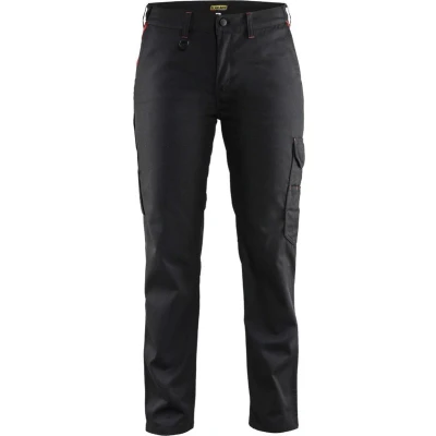 Afbeelding van Blaklader Dames Werkbroek Industrie 7104 1800 Zwart/Rood C46