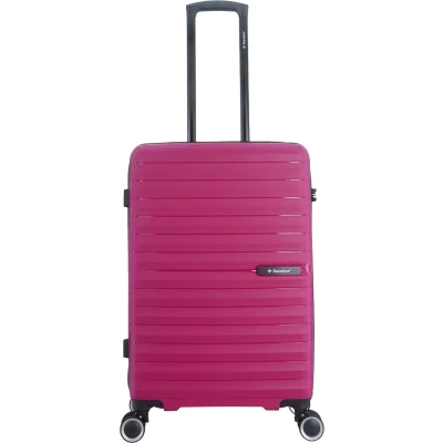 Afbeelding van Saxoline Fiesta Harde Koffer / Trolley Reiskoffer (Medium) Fuchsia