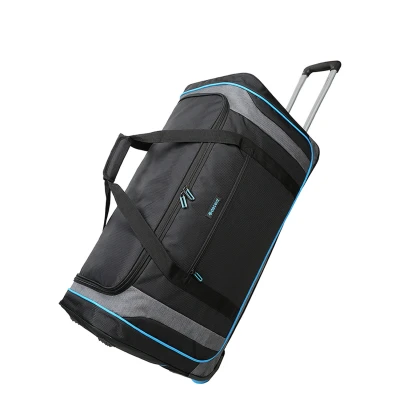 Afbeelding van Decent Flexplus Reistas Met Wielen 78cm Zwart/Blauw