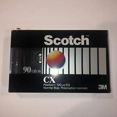 Afbeelding van Scotch CX 90 Cassettebandje Uiterst geschikt voor alle opnamedoeleinden / Sealed Blanco Cassettedeck Walkman.