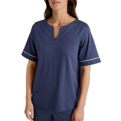 Afbeelding van Calida Favourites Magic Kurzarm Pyjamashirt, Dames, Maat: 36/38, Blue