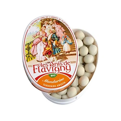Afbeelding van Anis de Flavigny Anijspastilles Mandarijn Bio, 50 gram