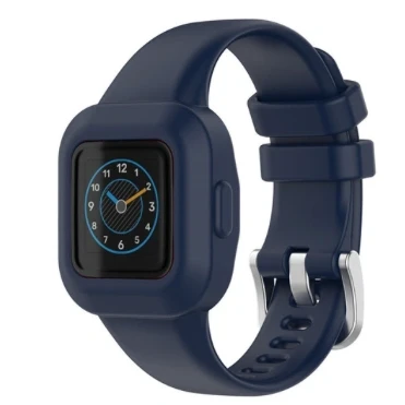 Afbeelding van Siliconen one color bandje Donkerblauw Garmin Vivofit Junior 3